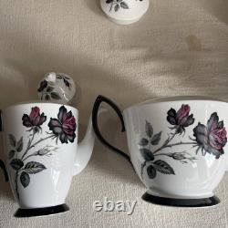 Royal Albert Masquerade 54 Piece Set Trios Milk Jug Sugar Bowl Sandwich Plate