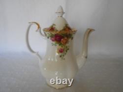 Royal Albert Old Country Roses 17 Piece Coffee Set For 6 With Coffee Pot Ex Cond