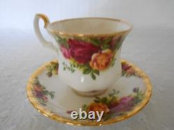 Royal Albert Old Country Roses 17 Piece Coffee Set For 6 With Coffee Pot Ex Cond