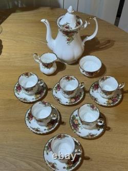 Royal Albert Old Country Roses Bone China 15 Piece Coffee Set