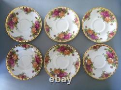 Royal Albert Old Country Roses Coffee Set 22 pc Old B/S Pot Trio Plate Jug Bowl