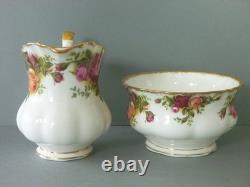 Royal Albert Old Country Roses Coffee Set 22 pc Old B/S Pot Trio Plate Jug Bowl