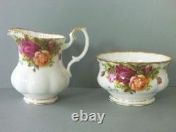 Royal Albert Old Country Roses Coffee Set 22 pc Old B/S Pot Trio Plate Jug Bowl