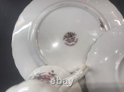 Royal Albert Violet Rose 19 Piece Coffee Set Vintage Bone China England 1960s