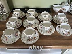 Royal Crown Derby Derby Posies Tea Set