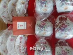 Royal Crown Derby Posies Coffee Cups & Saucers 6 X Duos Vintage unused boxed