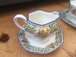Royal Daulton 1927 Art Deco Fine China Tea Coffee Set Antique Vintage