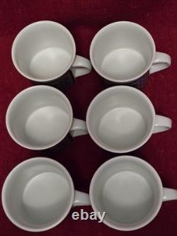 Royal Doulton China Tangier Lambeth Stoneware 15 Piece Vintage Coffee Set