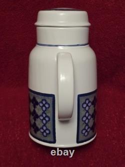 Royal Doulton China Tangier Lambeth Stoneware 15 Piece Vintage Coffee Set