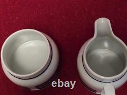 Royal Doulton China Tangier Lambeth Stoneware 15 Piece Vintage Coffee Set