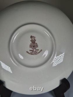 Royal Doulton Frost Pine Coffee Set D6450 Vintage 1940s/50s -3cup&saucer