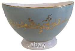 Royal Doulton Melrose Tea Set Vintage Blue China 8 Setting Excellent Cond (GA)