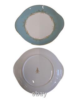 Royal Doulton Melrose Tea Set Vintage Blue China 8 Setting Excellent Cond (GA)
