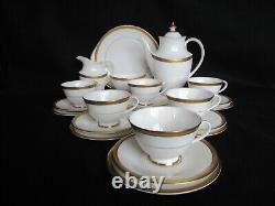 Royal Doulton Royal Gold H4980 Pattern 22 Piece Coffee Service for sale