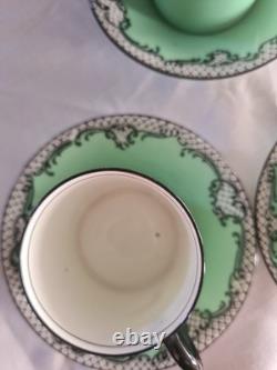 Royal Doulton Vintage Coffee Set 5 Cans / Saucers H563 1917
