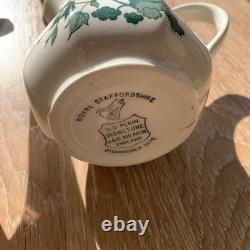 Royal Staffordshire English Vintage 1970 Dinner Serving Tea Coffee Set Old Pekin