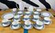 Royal Tuscan Charade Fine Bone China 36 Piece Tea Coffee Set Blue Wedgwood Group