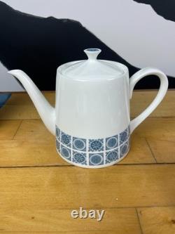 Royal Tuscan Charade Fine Bone China 36 Piece Tea Coffee Set Blue Wedgwood Group