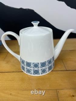 Royal Tuscan Charade Fine Bone China 36 Piece Tea Coffee Set Blue Wedgwood Group