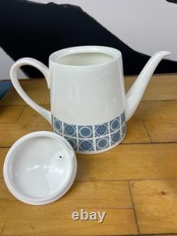 Royal Tuscan Charade Fine Bone China 36 Piece Tea Coffee Set Blue Wedgwood Group