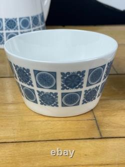 Royal Tuscan Charade Fine Bone China 36 Piece Tea Coffee Set Blue Wedgwood Group