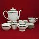 Royal Worcester Carina (green And White) Coffee Set 16 Items