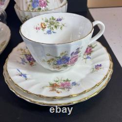 Royal Worcester Roanoke 23 Piece Tea Set for 6 Including Tea Pot Milk Jug Sugar