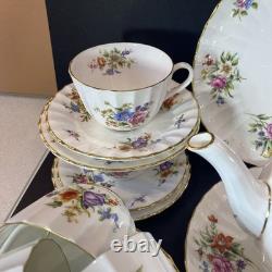 Royal Worcester Roanoke 23 Piece Tea Set for 6 Including Tea Pot Milk Jug Sugar