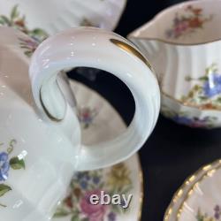 Royal Worcester Roanoke 23 Piece Tea Set for 6 Including Tea Pot Milk Jug Sugar