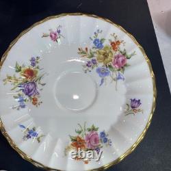 Royal Worcester Roanoke 23 Piece Tea Set for 6 Including Tea Pot Milk Jug Sugar