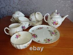 Royal Worcester'Roanoke' Tea Set x6 Fine bone china