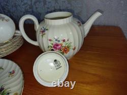 Royal Worcester'Roanoke' Tea Set x6 Fine bone china