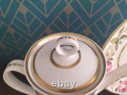 Royal Worcester Royal Garden DOT & DASH 9 Piece Tea Set 1969 Vintage
