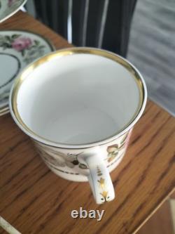 Royal Worcester Royal Garden DOT & DASH 9 Piece Tea Set 1969 Vintage
