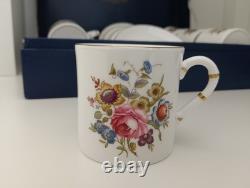 Royal Worcester Vintage Boxed Bournemouth Coffee Set for 6 in Original Box