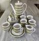 Seltmann Weiden Bavaria Olive Lozenge Vintage Tea/coffee Service Set