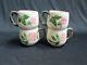 Set 4 Franciscan Desert Rose Vintage Small Coffee Cups Or Mugs 2 7/8 Tall