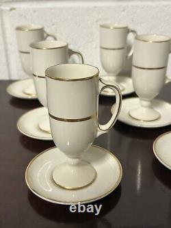 Set Of 6 Adler's Vintage Crown Devon Cups, Barker Ellis New Orleans Cafe Brulot