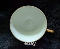 Set Vintage Fragonard Design 24 Karat Gold Tea Coffee Set