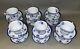 Set Of 12 Spode Gloucester Cups & Saucers Fine Stone Blue Floral Y2989 England