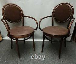 Set of 2 Wooden Bentwood Dining Chairs Kitchen-Restaurant/Coffee Shop