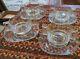 Set Of 4 Vintage Glass Coffee Cups Arno Joe Colombo Square Double Handle Italy