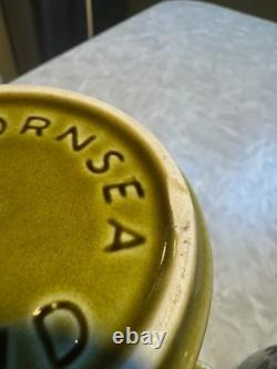 Set of 5 Vintage Green Retro Hornsea Coffee Mug Tea Cup, Made in England