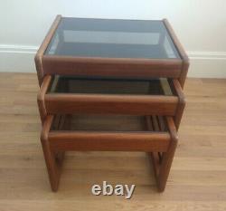 Side tables set of 3 coffee tables stonehill g plan style mid century vintage