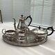 Silver Plated Tea & Coffee Set Vintage Marlboro