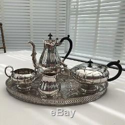 Silver Plated Tea & Coffee Set Vintage Marlboro