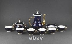 Soviet Vintage Coffee Set Soviet porcelain Set for 6 persons