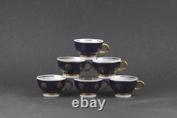 Soviet Vintage Coffee Set Soviet porcelain Set for 6 persons