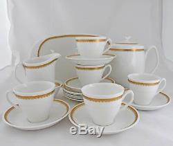 Spode Tea Pot Coffee Set Elizabethan Vintage China Sugar Creamer Y7842 20 Pieces
