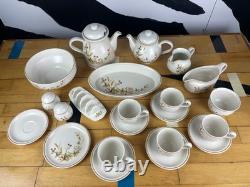 St Michael Harvest Stoneware Tea Set Coffee Set Serving Pieces Vintage M&S 24pc